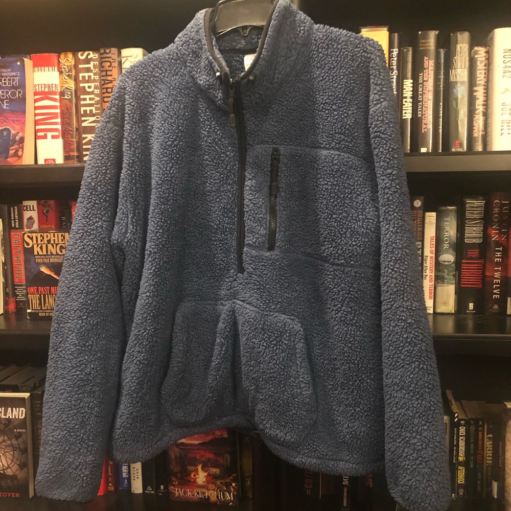 Pink by Victoria Secret - Blue Sherpa Pullover